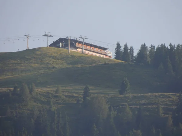 Альпбах Город Тирольском Регионе Австрия — стоковое фото