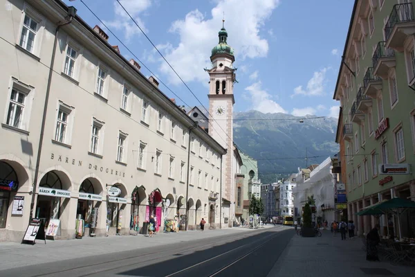 Innsbruck Österreichische Stadt Herzen Tirols — Stockfoto