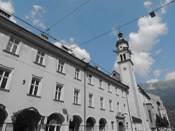 Innsbruck Österrikisk Stad Belägen Hjärtat Tyrolen — Stockfoto