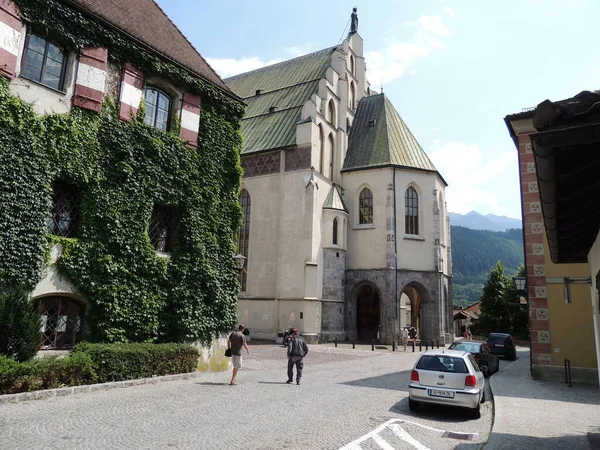 Hall Tirol Une Ville Autriche Située Dans Tyrol — Photo