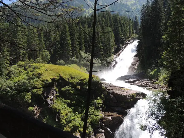 Krimml Falls Cascata Più Alta Austria — Foto Stock