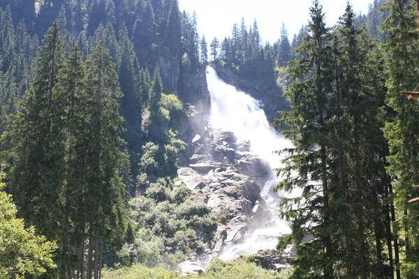 Krimml Watervallen Hoogste Waterval Van Oostenrijk — Stockfoto