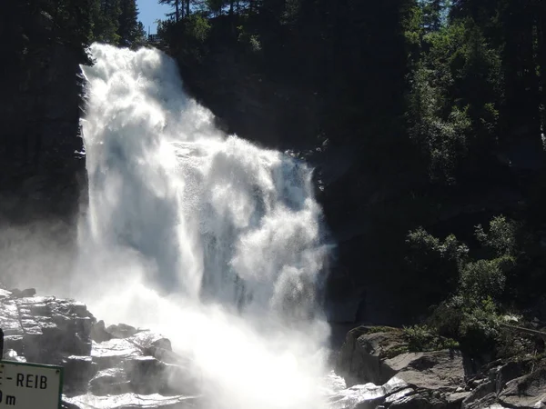 Krimml Falls Haute Cascade Autriche — Photo