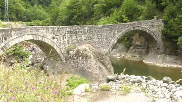 Imágenes Del Puente Ifteler Artvin Road — Vídeo de stock