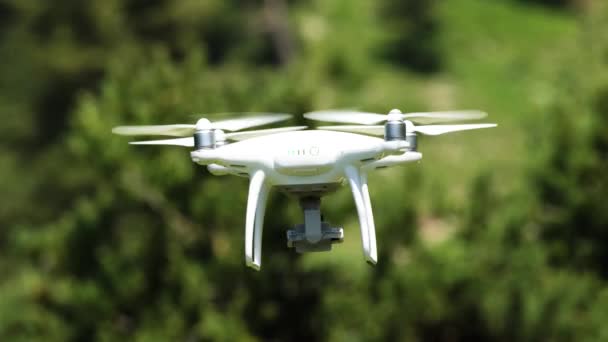 Disparo Dron Volando Por Aire — Vídeo de stock