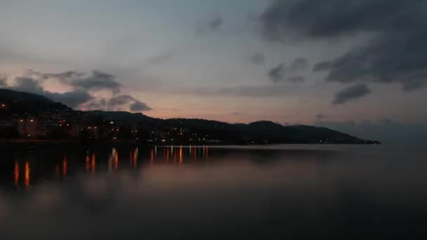 Turkey Ordu Persembe City Center Time Lapse — Stock Video