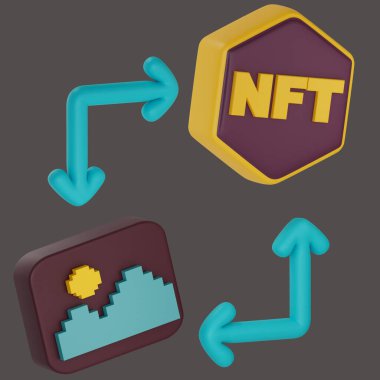 Nane sanatı NFT 'ye çevriliyor. 3B görüntüleme