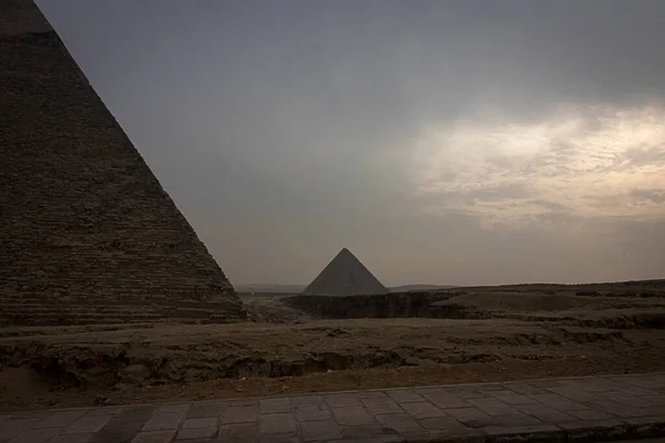 Ancient Egyptian Pyramids Egypt — Stockfoto