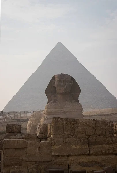 Піраміди Стародавнього Міста Священного Некрополя Єгипті — стокове фото