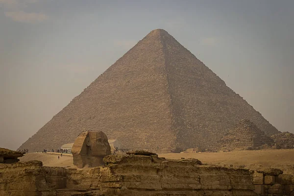 Ancient Egyptian Pyramid Giza Egypt — Stockfoto