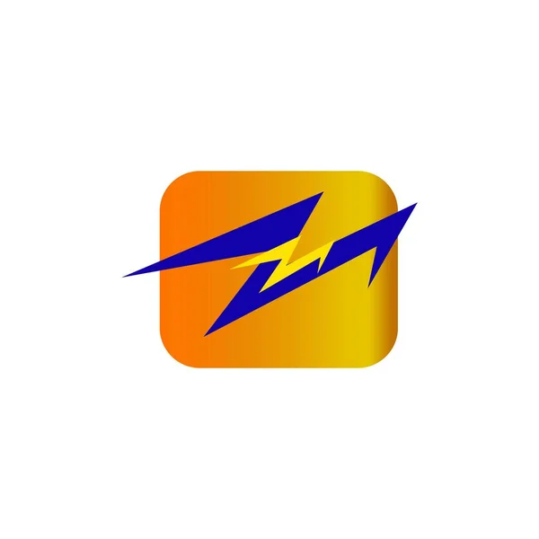 Elektrisch Logo Tekening Pictogram Ontwerp Vector Illustratie — Stockvector