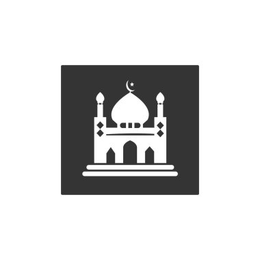 cami simgesi logo resim vektör illüstrasyonu