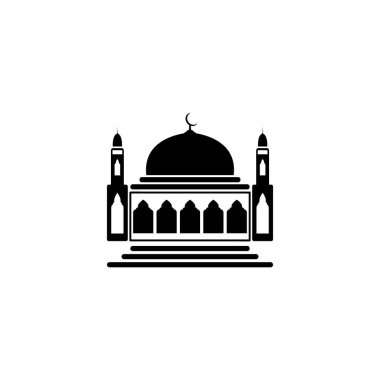cami simgesi logo resim vektör illüstrasyonu