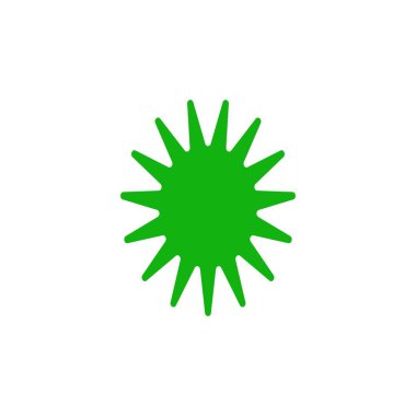 Virüs simgesi tasarımı illüstrasyonu