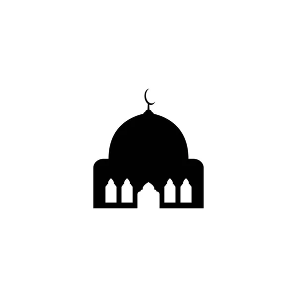 Moschee Symbol Logo Bild Vektor Illustration — Stockvektor