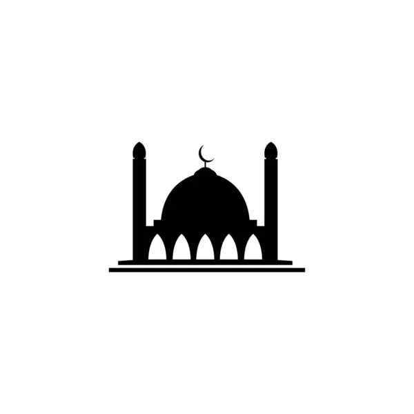 Gambar Vektor Logo Masjid Ikon Ilustrasi - Stok Vektor