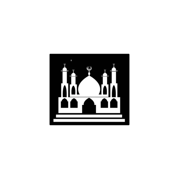 Векторная Иллюстрация Логотипа Мечети — стоковый вектор