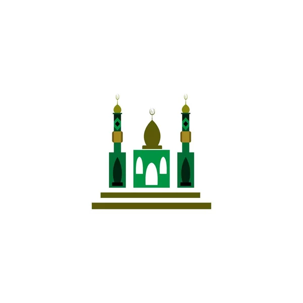 Logo Della Moschea Immagine Vettoriale Illustrazione — Vettoriale Stock