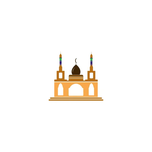 Mosque Logo Image Vector Illustration — Stock Vector