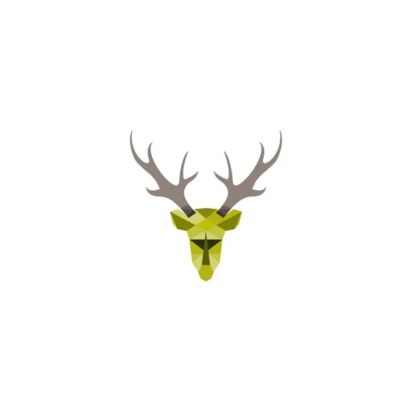野生生物日的鹿群元素 — 图库矢量图片