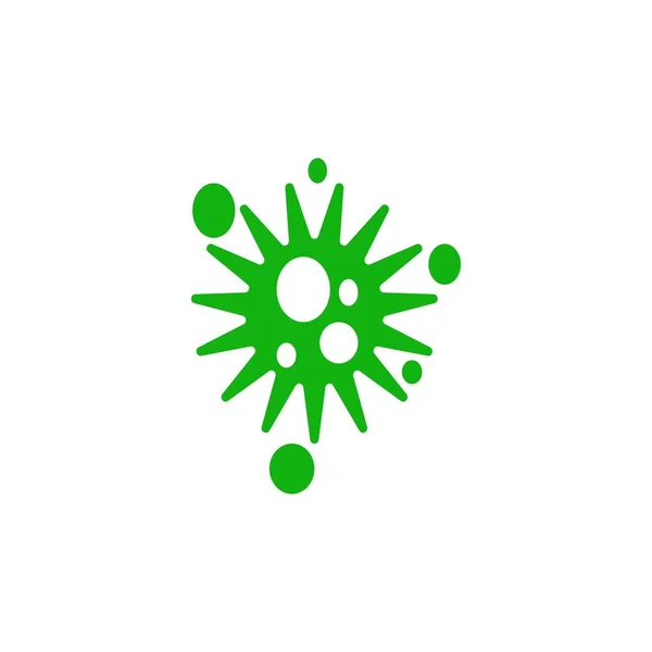 Ilustrasi Desain Ikon Virus - Stok Vektor