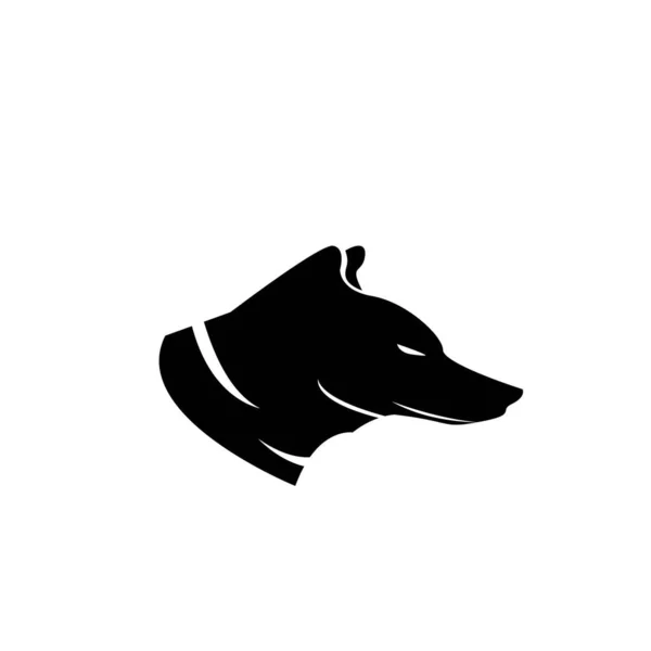 Desenho Ilustração Vetor Logotipo Cão Colorido — Vetor de Stock