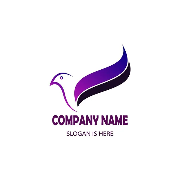 kuş logosu çizimi tasarımı