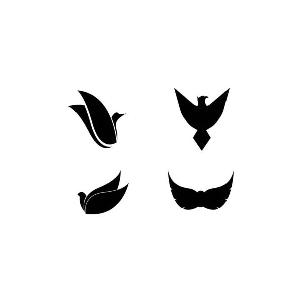 Vogel Logo Illustration Design — Stockvektor