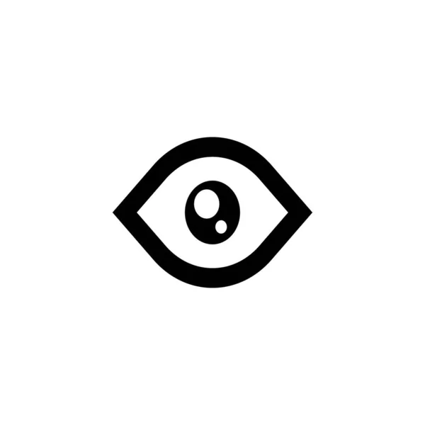 Auge Logo Icon Design — Stockvektor