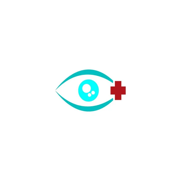 Auge Logo Icon Design — Stockvektor