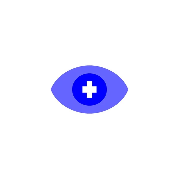 Auge Logo Icon Design — Stockvektor