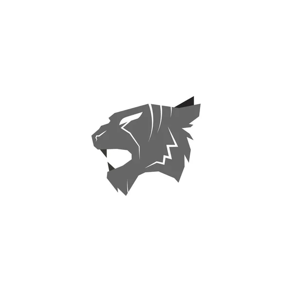 Desenho Ilustração Tiger Icon — Vetor de Stock