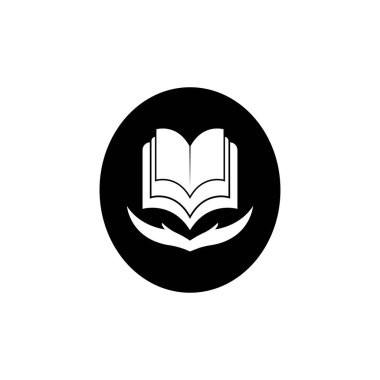kitap simgesi vektör illüstrasyon tasarımı