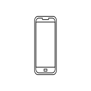 telefon cep telefonu simgesi vektör tasarım illüstrasyonu