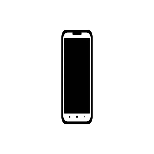 Mobilní Telefon Ikona Vektor Obrázek Design Ilustrace — Stockový vektor