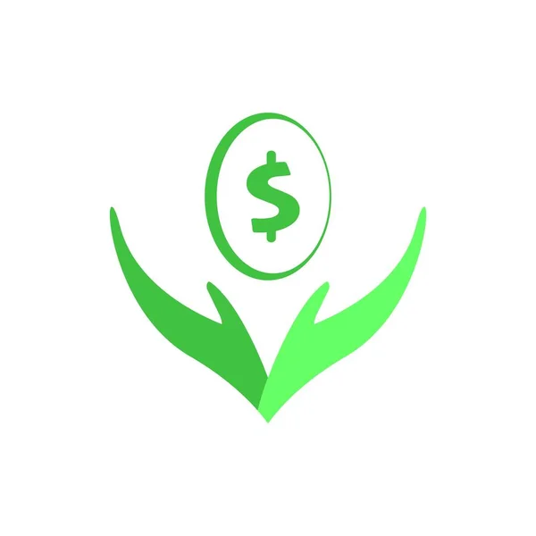 Dollar Symbol Logo Vektor Illustration Gutes Image Design — Stockvektor