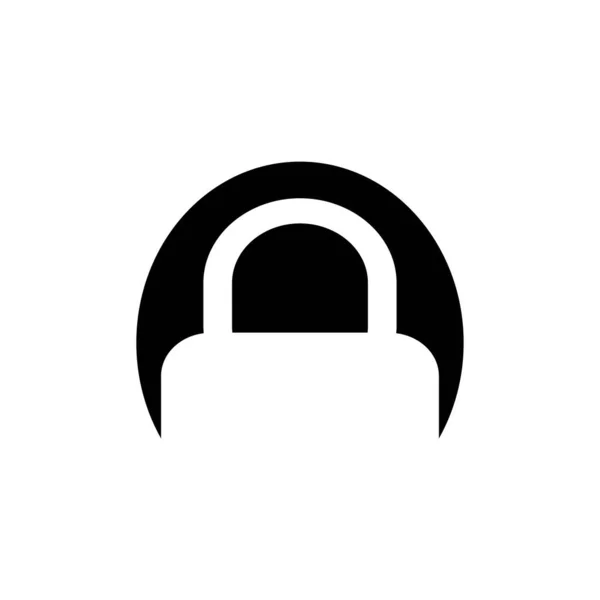 Rysik Ikona Wektor Logo Projekt Ilustracja Obraz — Wektor stockowy