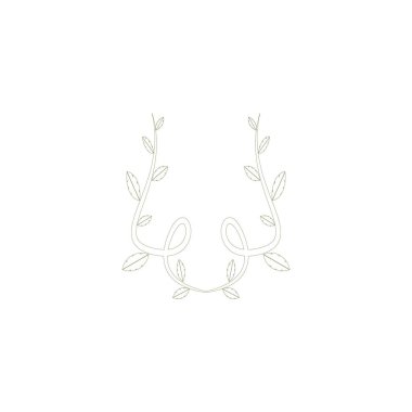 Doğal yaprak simgesi resim vektör çizim elementi