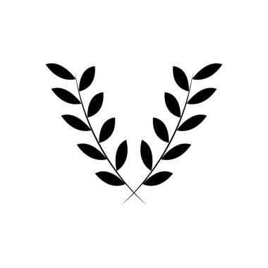 Doğal yaprak simgesi resim vektör çizim elementi