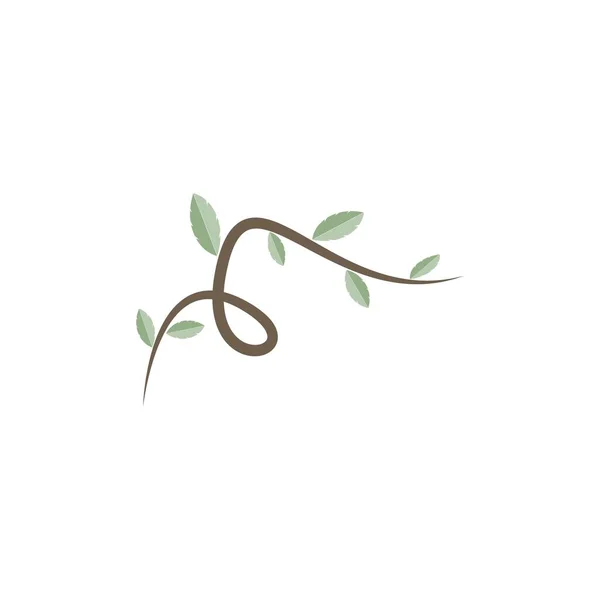 Natural Leaf Icon Image Vector Illustration Element — 스톡 벡터