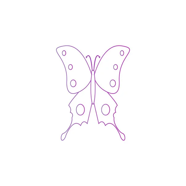 Αυτό Είναι Ένα Εικονίδιο Σχεδιασμού Πεταλούδα Εικονογράφηση Εικόνα Διάνυσμα Λογότυπο — Διανυσματικό Αρχείο