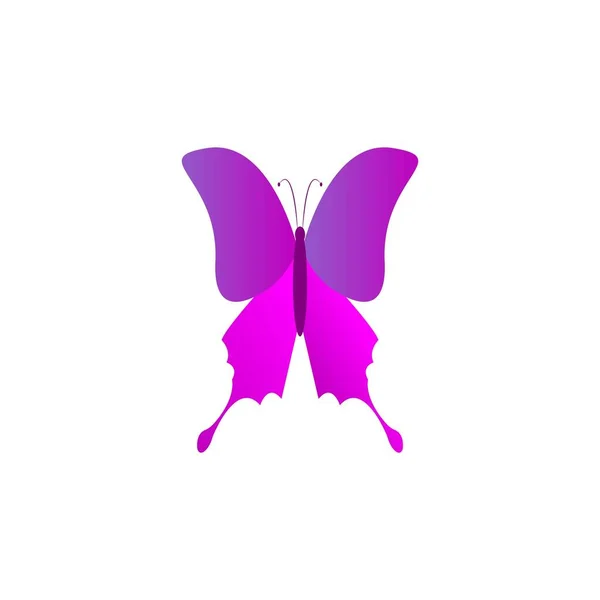 Dies Ist Ein Schmetterling Symbol Design Vektor Logo Bild Illustration — Stockvektor
