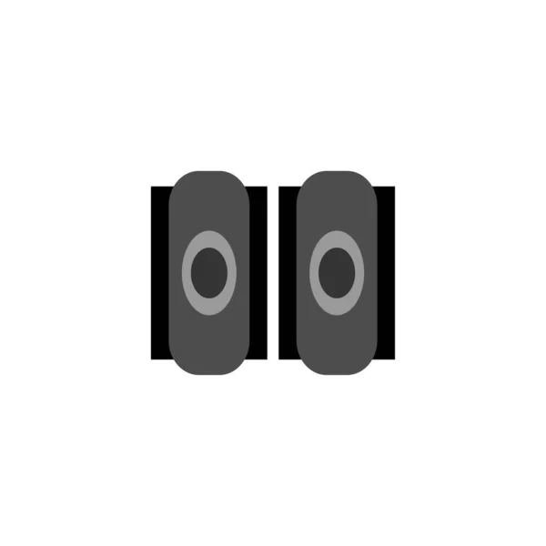 Music Speaker Icon Vector Illustration Design — Stock Vector
