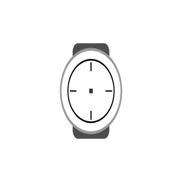 Dies Ist Eine Uhr Vektor Illustration Logo Design Element Vorlage — Stockvektor