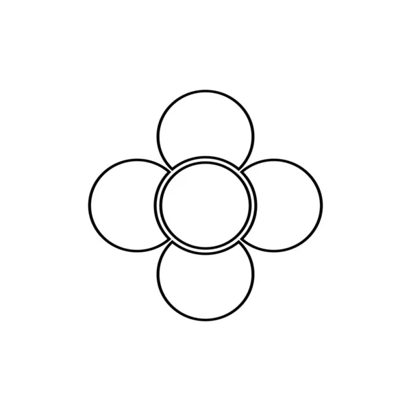 Bu bir çiçek çizimi vektör çizimi tasarımı.
