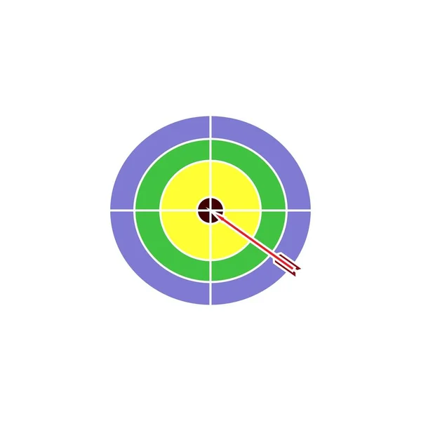 这是目标图标矢量图解图形设计图像 — 图库矢量图片