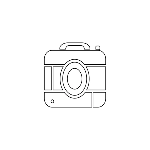 Photo Camera Icon Image Illustration Design — Stock Vector