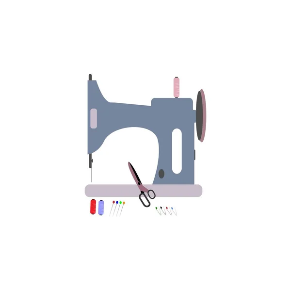 Sewing Machine Icon Image Vector Illustration — Archivo Imágenes Vectoriales