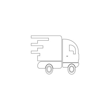 this is a truck icon vector illustration design
