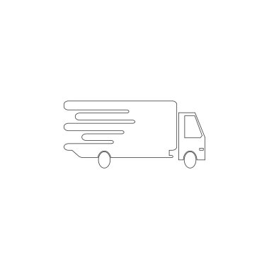 this is a truck icon vector illustration design
